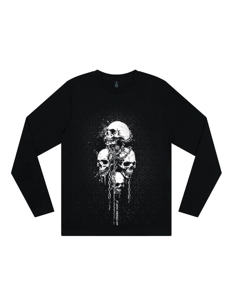 SONIC SKULLS UNISEX LONG SLEEVE TEE
