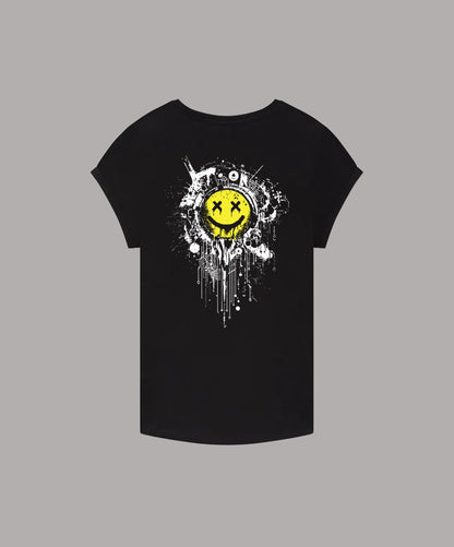 SMILEY SHANKA WOMENS ROLLED SLEEVE