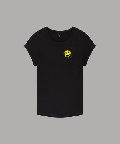 SMILEY SHANKA WOMENS ROLLED SLEEVE