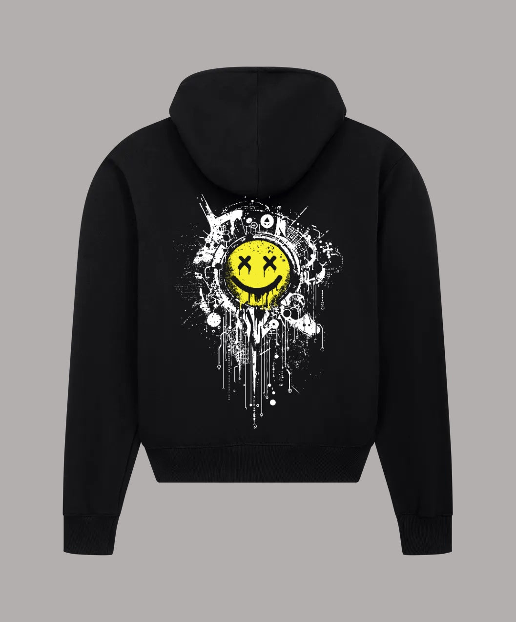 SMILEY SHANKA BOMBER JACKET HOODIE