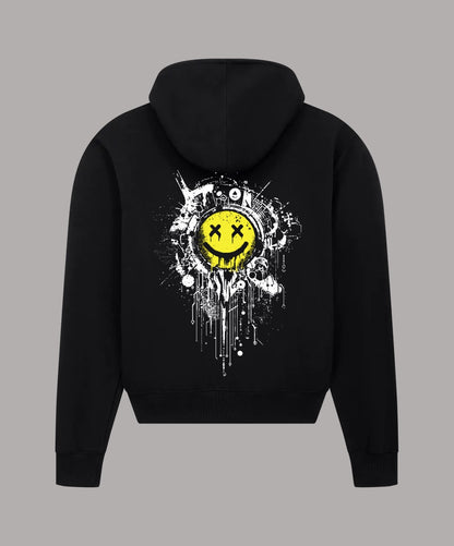 SMILEY SHANKA BOMBER JACKET HOODIE