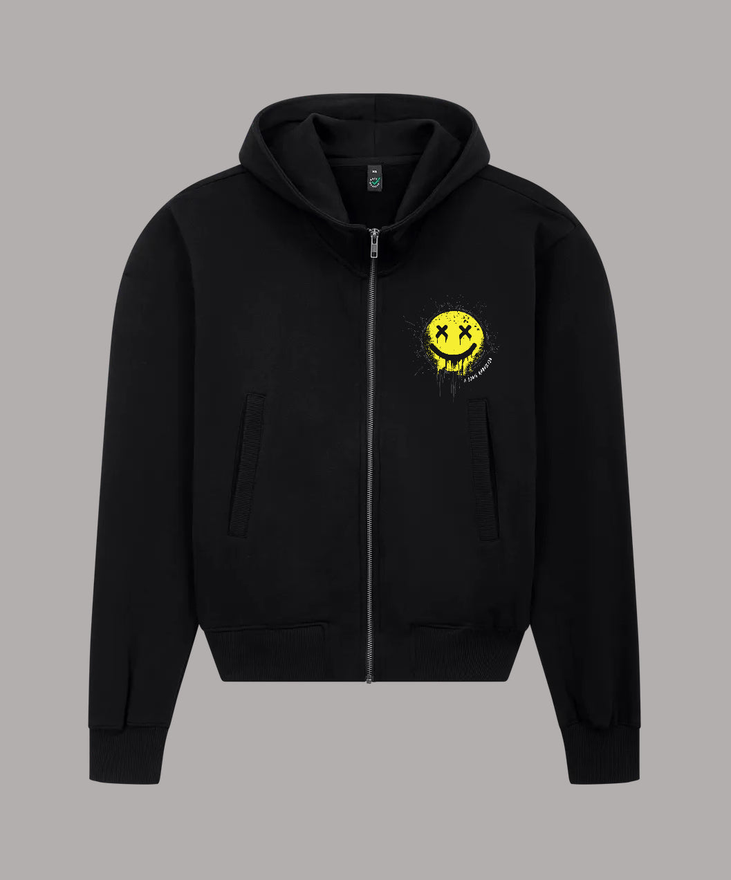 SMILEY SHANKA BOMBER JACKET HOODIE