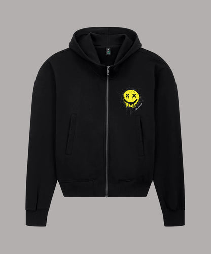 SMILEY SHANKA BOMBER JACKET HOODIE