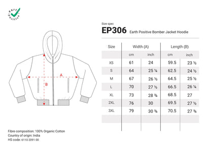 SMILEY SHANKA BOMBER JACKET HOODIE