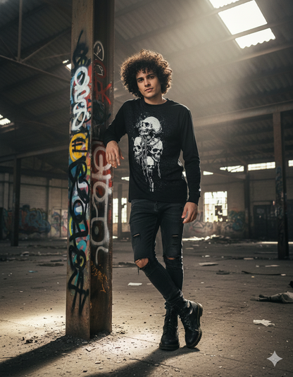 SONIC SKULLS UNISEX LONG SLEEVE TEE