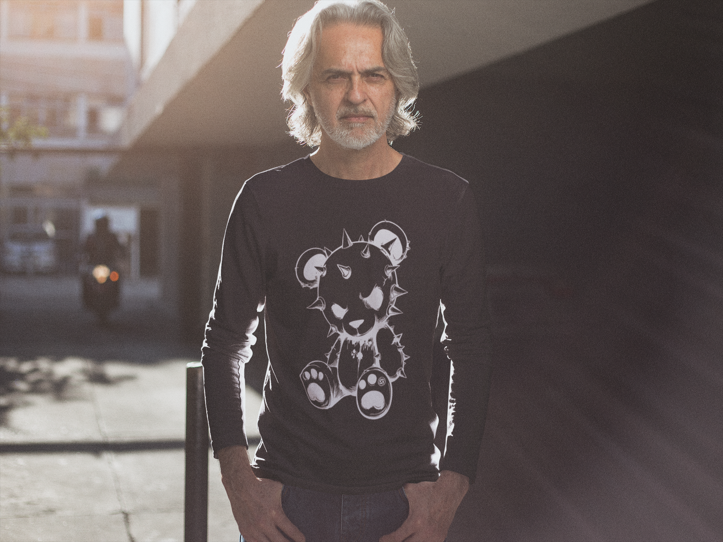 TEDDY SPIKES UNISEX LONG SLEEVE TEE